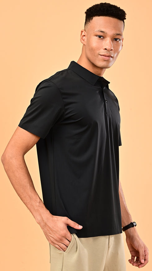 Airdry Polo- Black