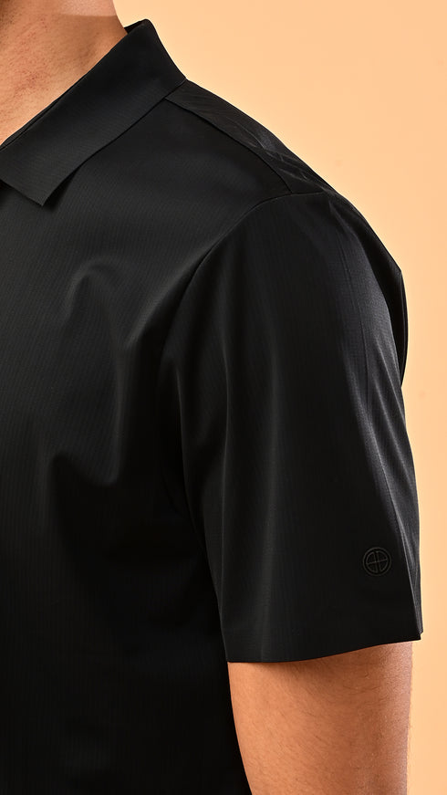 Airdry Polo- Black