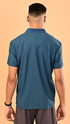 Waffle Polo- Viking Blue