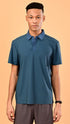 Waffle Polo- Viking Blue