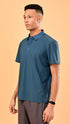 Waffle Polo- Viking Blue