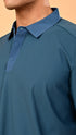 Waffle Polo- Viking Blue