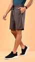 Silk Shorts- Brown