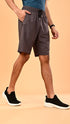 Silk Shorts- Brown