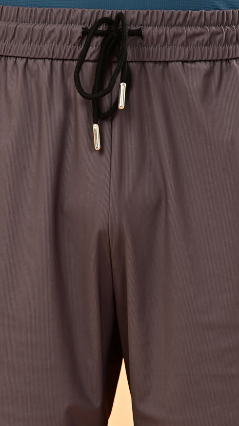 Silk Shorts- Brown