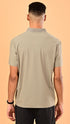 Waffle Polo- Sand Beige