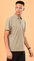 Waffle Polo- Sand Beige