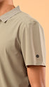 Waffle Polo- Sand Beige