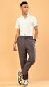 Stretchable Linen Pants- Brown