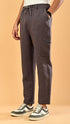 Stretchable Linen Pants- Brown