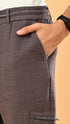 Stretchable Linen Pants- Brown