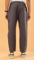 Stretchable Linen Pants- Brown
