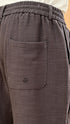 Stretchable Linen Pants- Brown