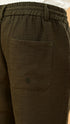 Stretchable Linen Pants- Olive