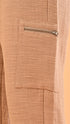 Stretchable Linen Pants- Tan