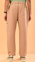 Stretchable Linen Pants- Tan