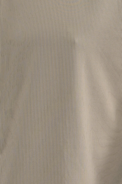 Stitchless Textured Stripe Shirt In Greige