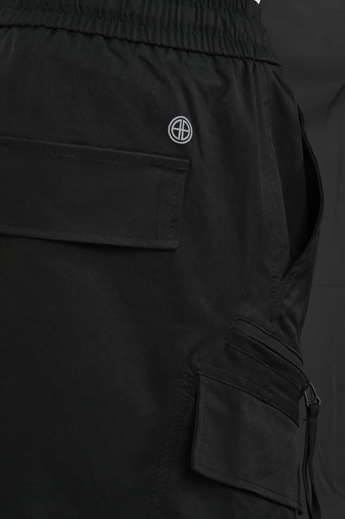 "AA" Cargo Shorts In Black