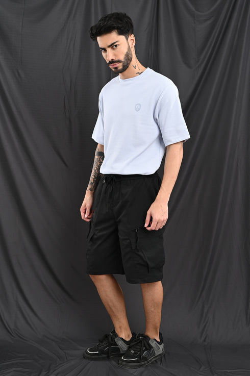 "AA" Cargo Shorts In Black
