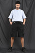 "AA" Cargo Shorts In Black