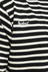 Oversized Stripe Tee In Black & White