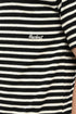 Oversized Stripe Tee In Black & White