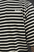 Oversized Stripe Tee In Black & White
