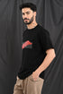 Mercerized Cotton Slim Fit Tee In Jet Black