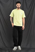 Mercerized Cotton Slim Fit Tee In Soft Lime