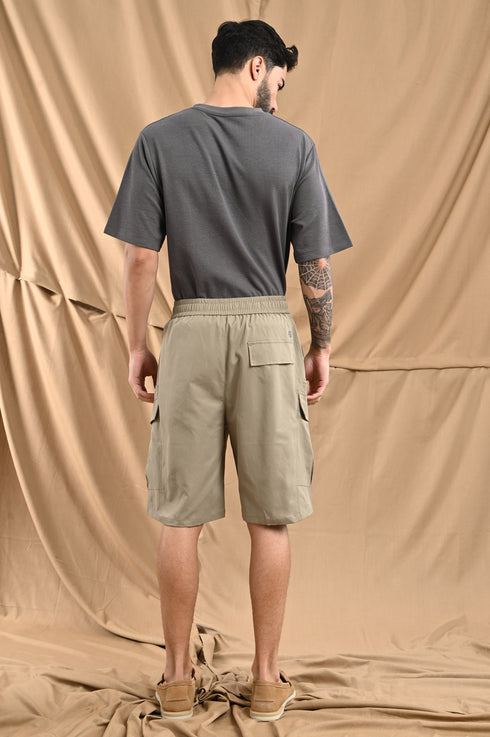 "AA" Cargo Shorts In Black