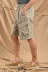 "AA" Cargo Shorts In Warm Taupe