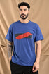 Mercerized Cotton Slim Fit Tee In Royal Blue