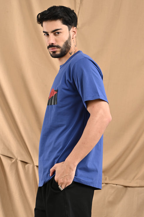 Mercerized Cotton Slim Fit Tee In Jet Black