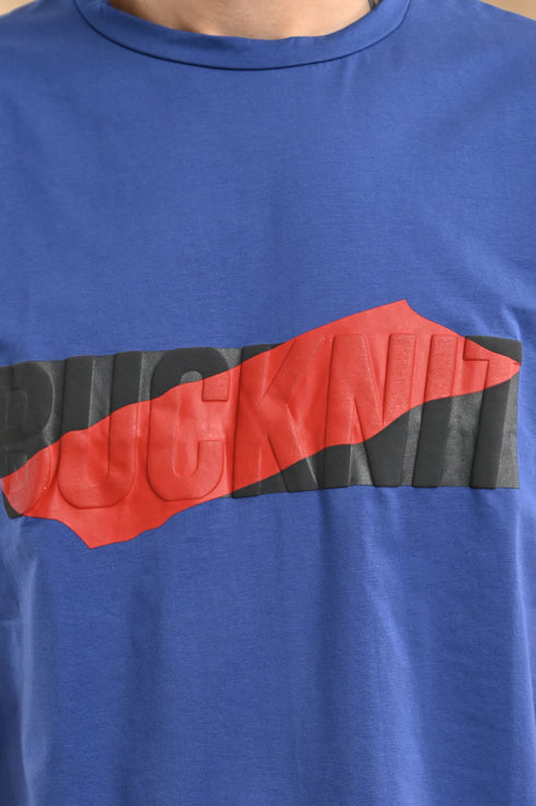 Mercerized Cotton Slim Fit Tee In Royal Blue