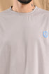 Mercerized Cotton Slim Fit Tee In Soft Lime