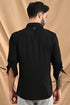 STITCHLESS TEXTURED STRIPE SHIRT IN SLATE BLUE
