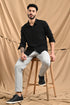 Stitchless Twill Shirt In Eclipse Blue