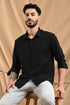 Stitchless Textured Stripe Shirt In Greige
