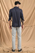 Stitchless Twill Shirt In True Black