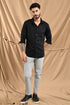 Stitchless Twill Shirt In Eclipse Blue