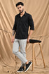 Stitchless Twill Shirt In Eclipse Blue