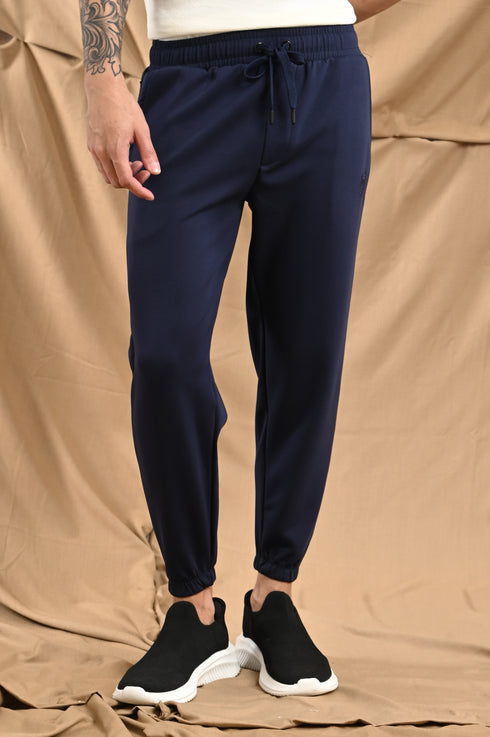 Ankle Length Jogger In Deep Navy