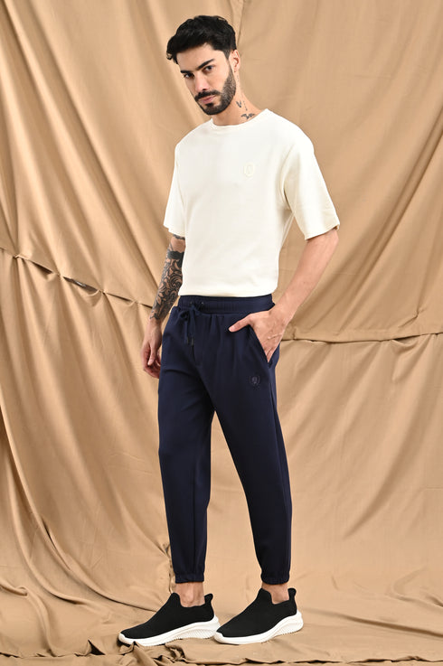 Ankle Length Jogger In Deep Navy