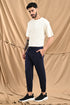 Ankle Length Jogger In Deep Navy