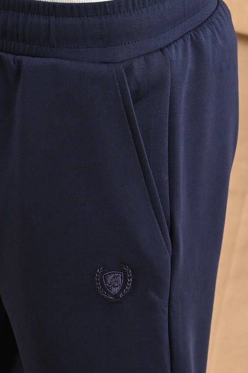 Ankle Length Jogger In Deep Navy