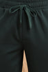 Ankle Length Jogger In Forest Green