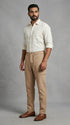 Stretchable Linen Pants- Tan