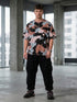 Oversized Camo-Print Tee