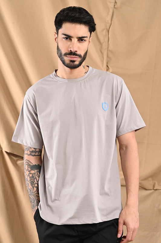 Mercerized Slim Fit In Warm Greige